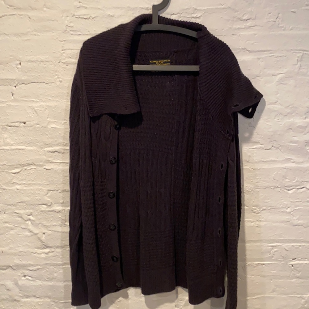 Allsaints spittlefields heavy knit high colllar sweater L